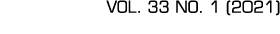  VOL  33 NO  1 (2021)