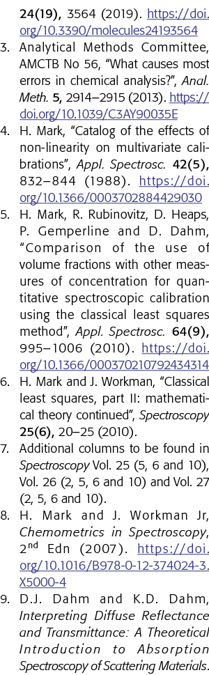 24(19), 3564 (2019)  https:  doi org 10 3390 molecules24193564 3  Analytical Methods Committee, AMCTB No 56,  What ca   