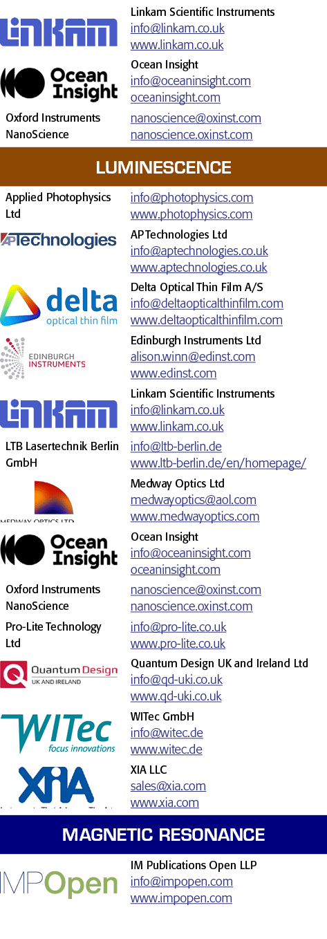  object Rectangle ,Linkam Scientific Instruments info linkam co uk www linkam co uk, object Rectangle ,Ocean Insight    