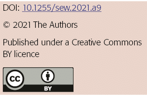 DOI: 10 1255 sew 2021 a9   2021 The Authors Published under a Creative Commons BY licence  