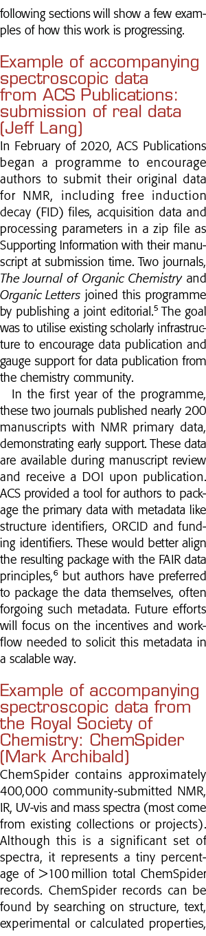 following sections will show a few examples of how this work is progressing  Example of accompanying spectroscopic da   