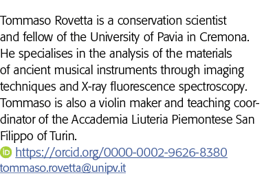 Tommaso Rovetta is a conservation scientist and fellow of the University of Pavia in Cremona  He specialises in the a   