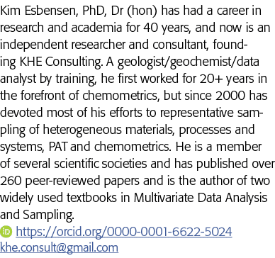 Kim Esbensen, PhD, Dr (hon) has had a career in research and academia for 40 years, and now is an independent researc   