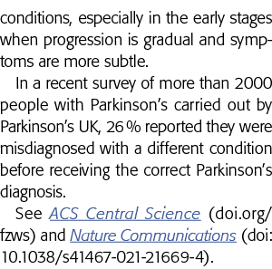 conditions, especially in the early stages when progression is gradual and symptoms are more subtle  In a recent surv   