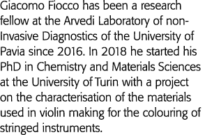 Giacomo Fiocco has been a research fellow at the Arvedi Laboratory of non-Invasive Diagnostics of the University of P   