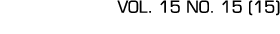  VOL  15 NO  15 (15)