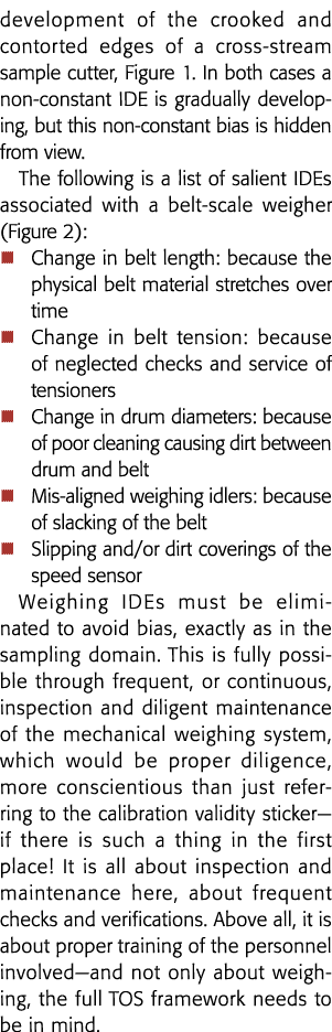 development of the crooked and contorted edges of a cross-stream sample cutter, Figure 1  In both cases a non-constan   