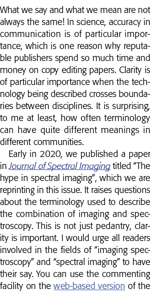  What we say and what we mean are not always the same  In science, accuracy in communication is of particular importa   