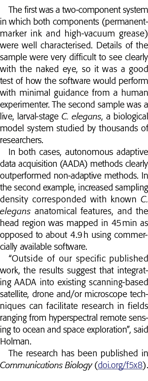 The first was a two-component system in which both components (permanent-marker ink and high-vacuum grease) were well   