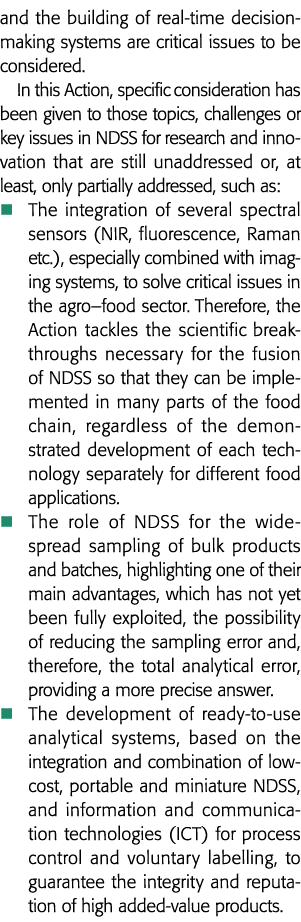 and the building of real-time decision-making systems are critical issues to be considered  In this Action, specific    