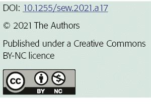 DOI: 10 1255 sew 2021 a17   2021 The Authors Published under a Creative Commons BY-NC licence  