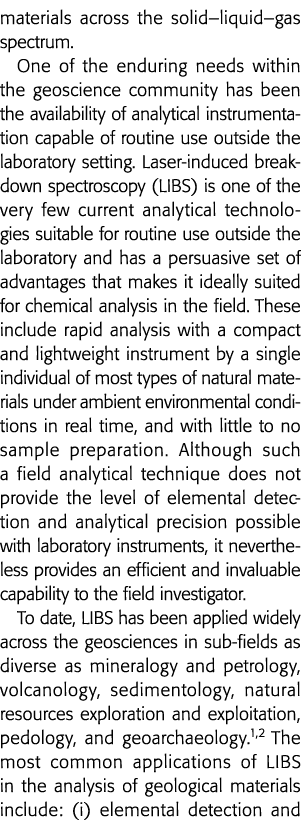 materials across the solid liquid gas spectrum  One of the enduring needs within the geoscience community has been th   