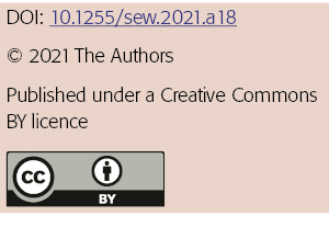 DOI: 10 1255 sew 2021 a18   2021 The Authors Published under a Creative Commons BY licence  