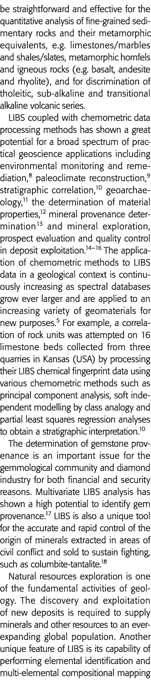 be straightforward and effective for the quantitative analysis of fine-grained sedimentary rocks and their metamorphi   