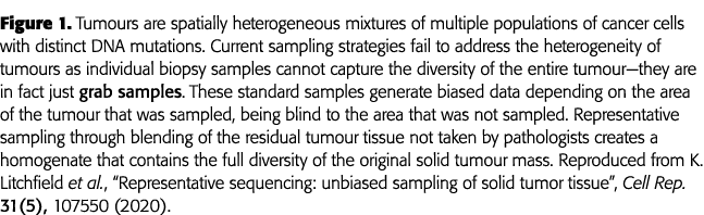 Figure 1  Tumours are spatially heterogeneous mixtures of multiple populations of cancer cells with distinct DNA muta   