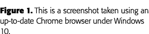 Figure 1  This is a screenshot taken using an up-to-date Chrome browser under Windows 10 