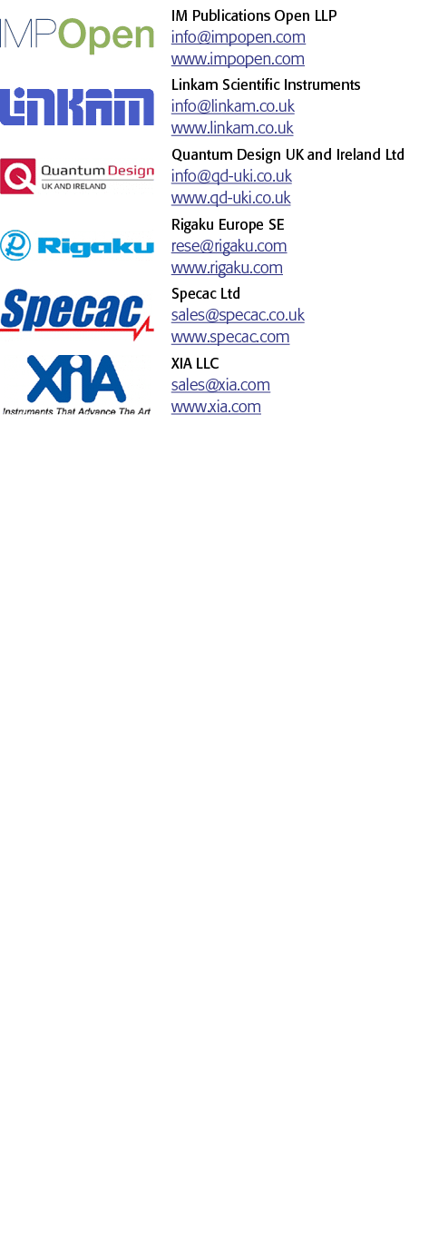  object Rectangle ,IM Publications Open LLP info impopen com www impopen com, object Rectangle ,Linkam Scientific Ins   