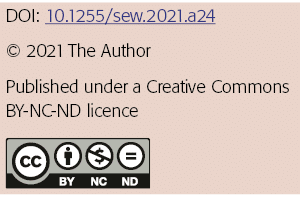 DOI: 10 1255 sew 2021 a24   2021 The Author Published under a Creative Commons BY-NC-ND licence  
