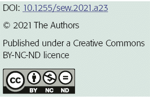 DOI: 10 1255 sew 2021 a23   2021 The Authors Published under a Creative Commons BY-NC-ND licence  