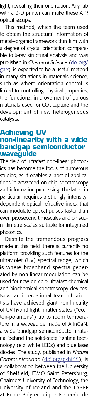 light, revealing their orientation  Any lab with a 3-D printer can make these ATR optical setups  This method, which    