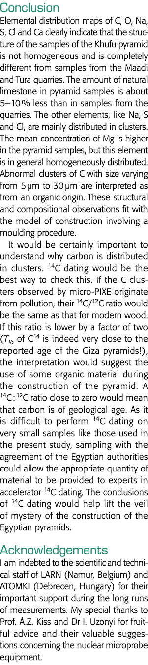 Conclusion Elemental distribution maps of C, O, Na, S, Cl and Ca clearly indicate that the structure of the samples o   