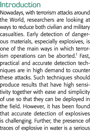 Introduction Nowadays, with terrorism attacks around the World, researchers are looking at ways to reduce both civili   