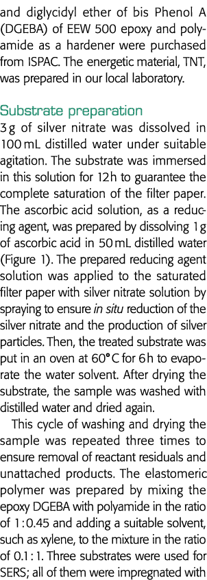 and diglycidyl ether of bis Phenol A (DGEBA) of EEW 500 epoxy and polyamide as a hardener were purchased from ISPAC     