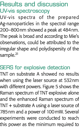 Results and discussion UV-vis spectroscopy UV-vis spectra of the prepared Ag-nanoparticles in the spectral range 200    