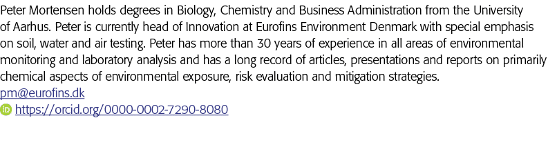 Peter Mortensen holds degrees in Biology, Chemistry and Business Administration from the University of Aarhus  Peter    