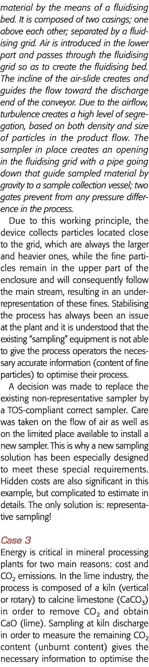 material by the means of a fluidising bed  It is composed of two casings; one above each other; separated by a fluidi   