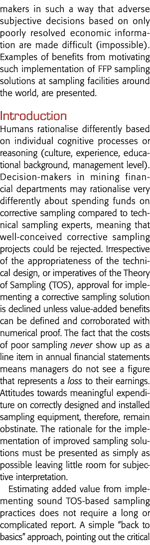 makers in such a way that adverse subjective decisions based on only poorly resolved economic information are made di   
