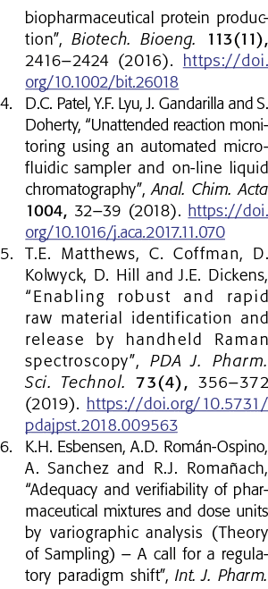biopharmaceutical protein production , Biotech  Bioeng  113(11), 2416 2424 (2016)  https:  doi org 10 1002 bit 26018    