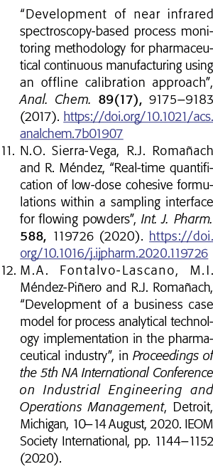  Development of near infrared spectroscopy-based process monitoring methodology for pharmaceutical continuous manufac   