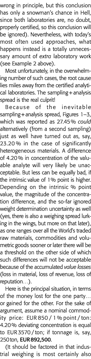wrong in principle, but this conclusion has only a snowman s chance in Hell, since both laboratories are, no doubt, p   