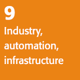 9 Industry,  automation, infrastructure