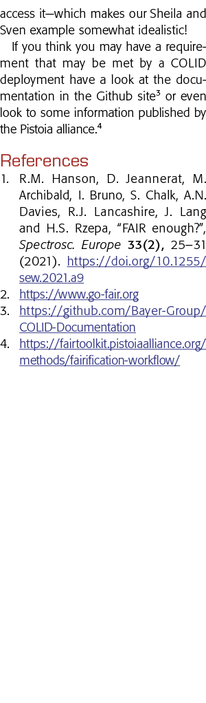 access it—which makes our Sheila and Sven example somewhat idealistic  If you think you may have a requirement that m   