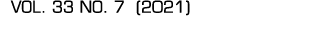  VOL  33 NO  7 (2021)