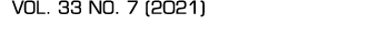  VOL  33 NO  7 (2021)