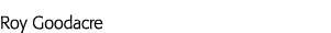 Roy Goodacre