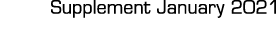 Supplement January 2021