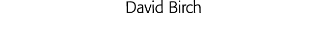 David Birch
