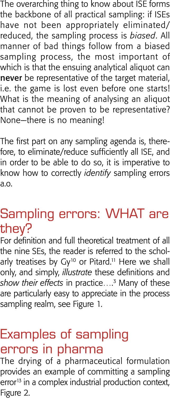 The overarching thing to know about ISE forms the backbone of all practical sampling: if ISEs have not been appropria   