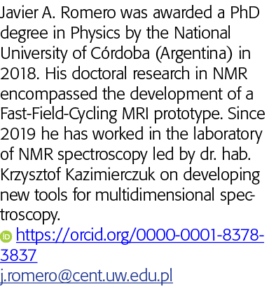 Javier A  Romero was awarded a PhD degree in Physics by the National University of Córdoba (Argentina) in 2018  His d   