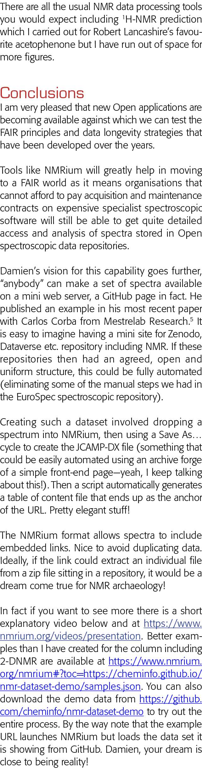 There are all the usual NMR data processing tools you would expect including 1H-NMR prediction which I carried out fo   