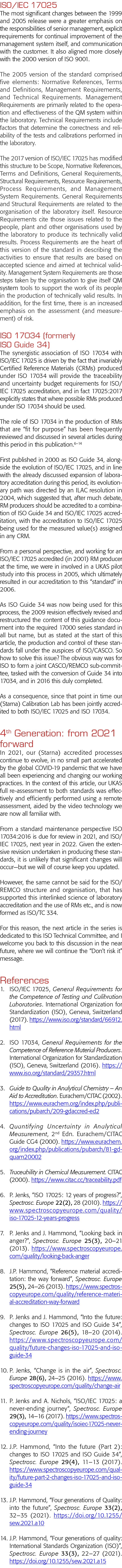  ISO IEC 17025 The most significant changes between the 1999 and 2005 release were a greater emphasis on the responsi   