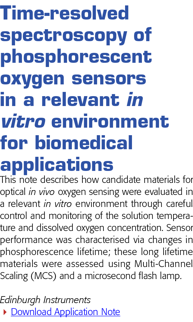 Time-resolved spectroscopy of phosphorescent oxygen sensors in a relevant in vitro environment for biomedical applica   