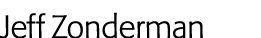 Jeff Zonderman