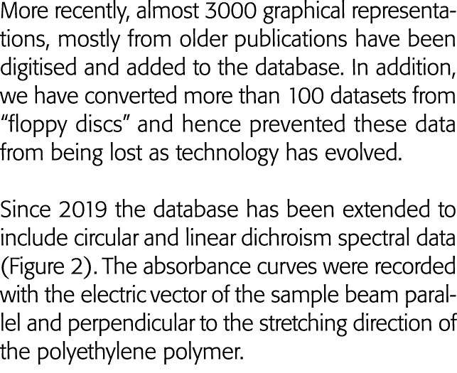 More recently, almost 3000 graphical representations, mostly from older publications have been digitised and added to   