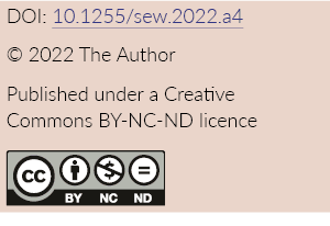 DOI: 10 1255 sew 2022 a4   2022 The Author Published under a Creative  Commons BY-NC-ND licence  