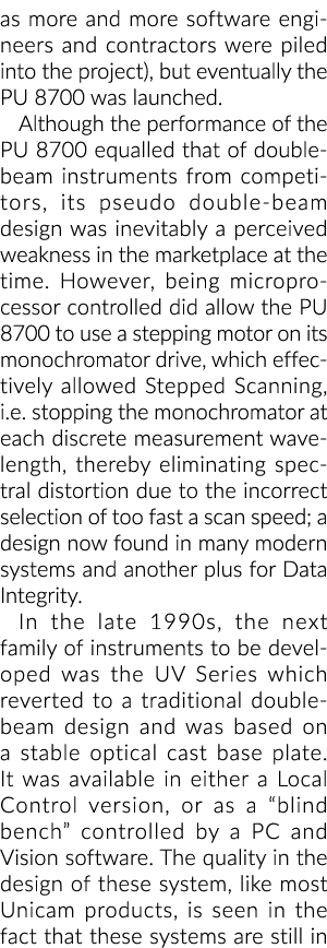 as more and more software engineers and contractors were piled into the project), but eventually the PU 8700 was laun   